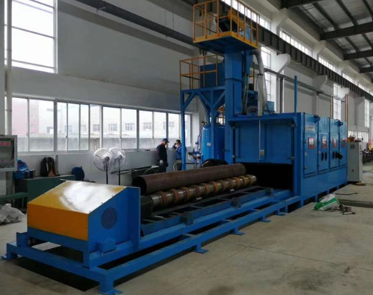 海东喷砂机在管道除锈中的现场施工应用